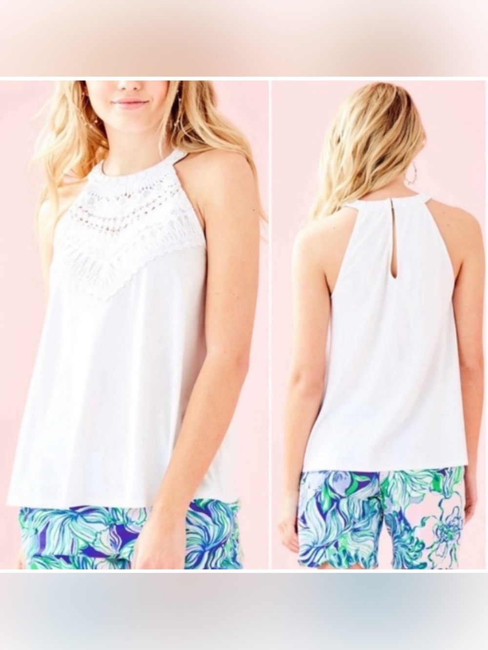 Lilly Pulitzer Women's Tops Lilly Pulitzer Dawn Top Size M White